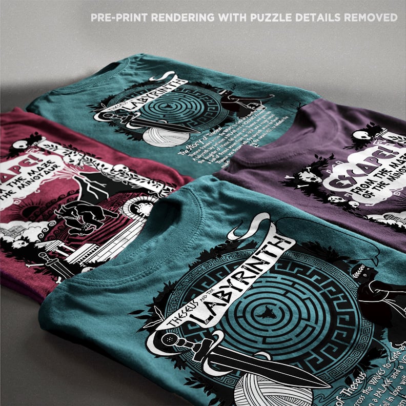 Escape from the Maze of the Minotaur | Solve Our Shirts